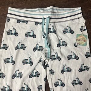 PJ Salvage Vespa print pajama bottoms Medium